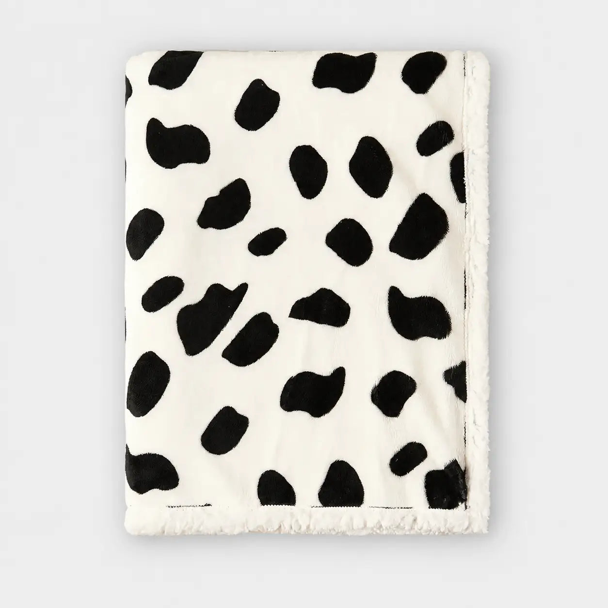 Couverture Polaire Vache - Hiver 75×100 cm Berceau des Rêves Nid d'ange hiver