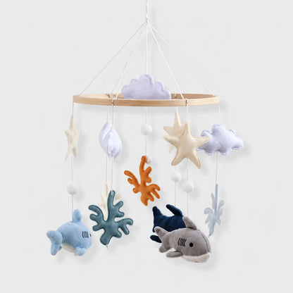 Mobile Musical Bébé Petits Requins Mobile Berceau des Rêves Mobile bébé garçon
