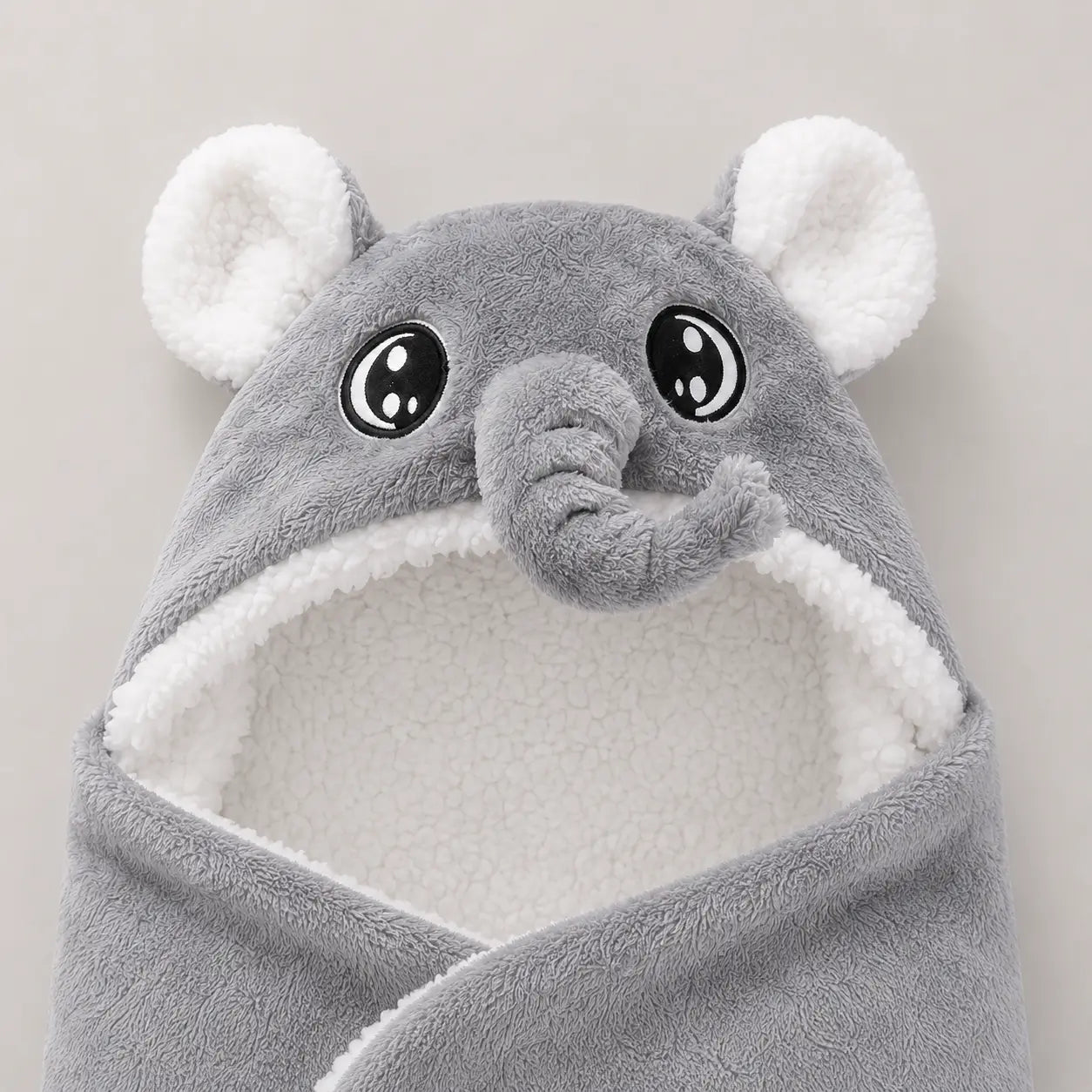 Nid d'Ange Éléphant Gris - Hiver Berceau des Rêves Nid d'ange hiver