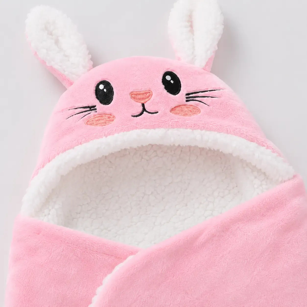Nid d'Ange Lapin Rose - Hiver Berceau des Rêves Nid d'ange hiver
